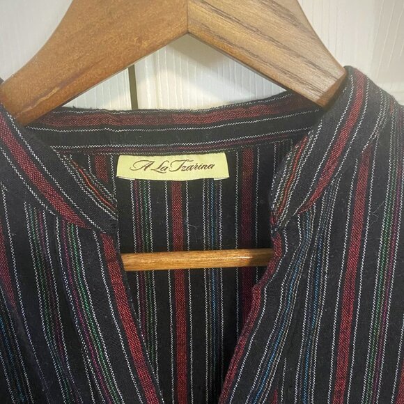 A La Tzarina - Lagenlook Ethnic Tunic Top - Picture 3 of 11